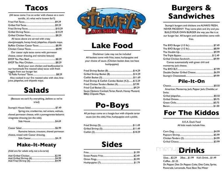 Stumpys Lakeside Grill - Granbury, TX