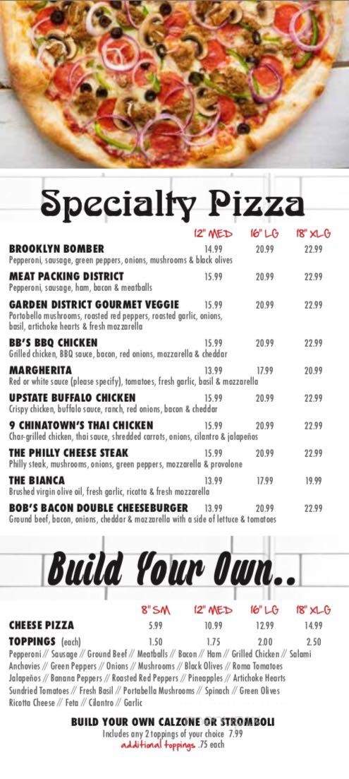 Jersey Boyz Pizza - Cumming, GA menu_pic