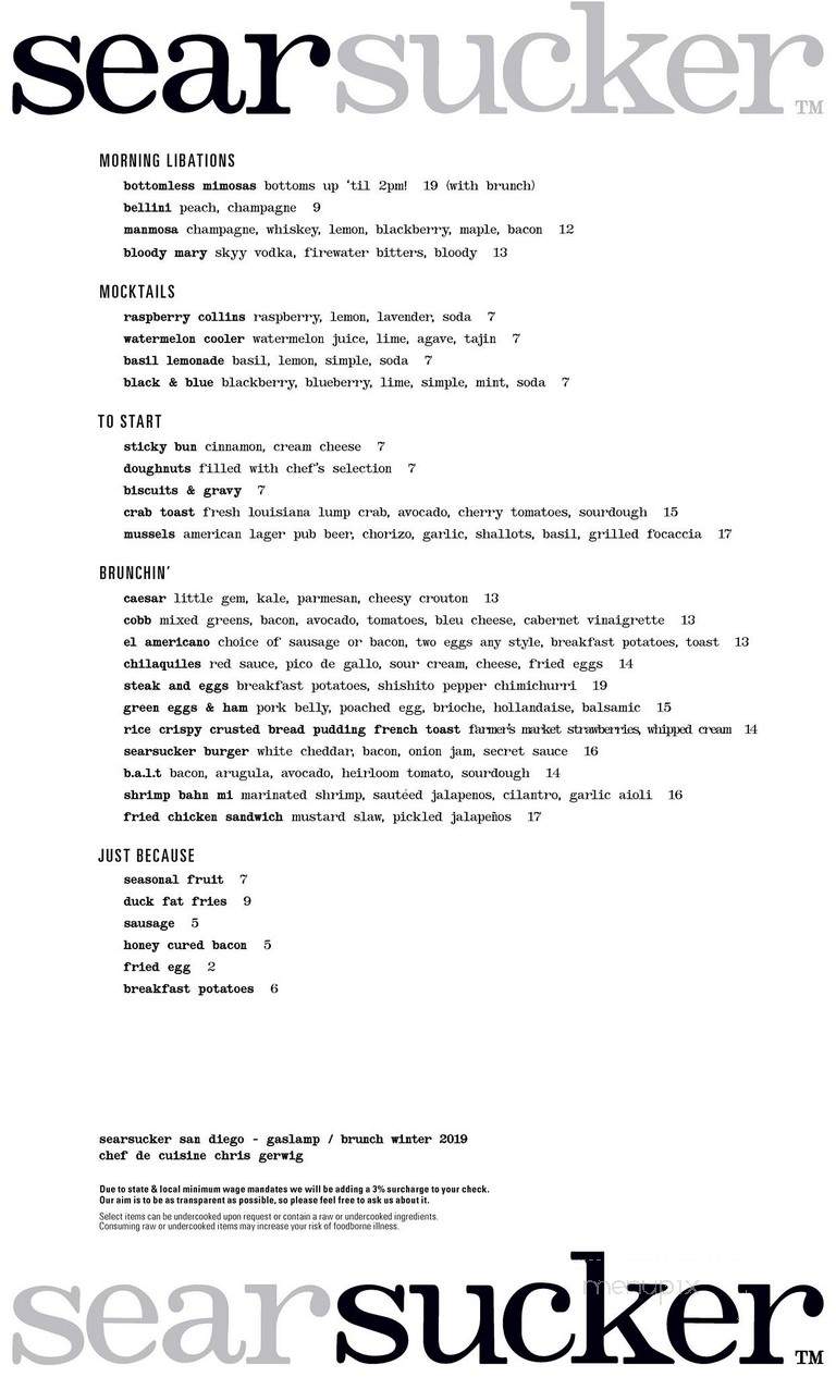 Searsucker - San Diego, CA menu_pic
