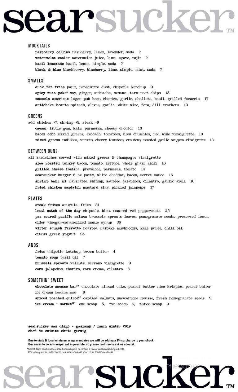 Searsucker - San Diego, CA menu_pic
