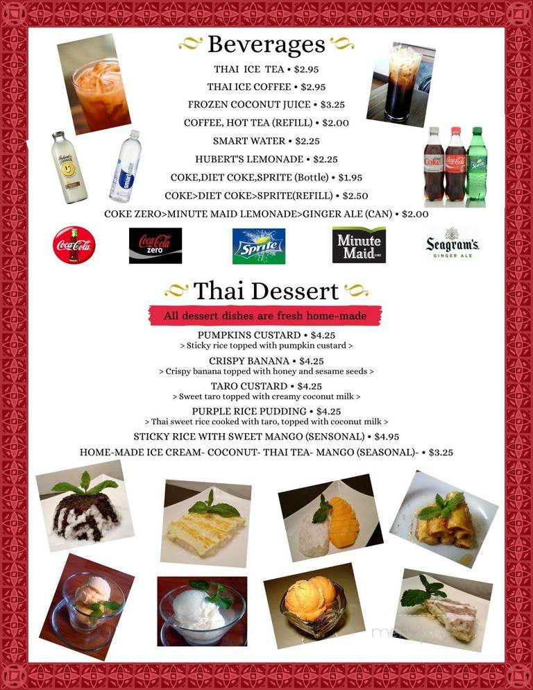 Siri Thai - Athens, GA menu_pic