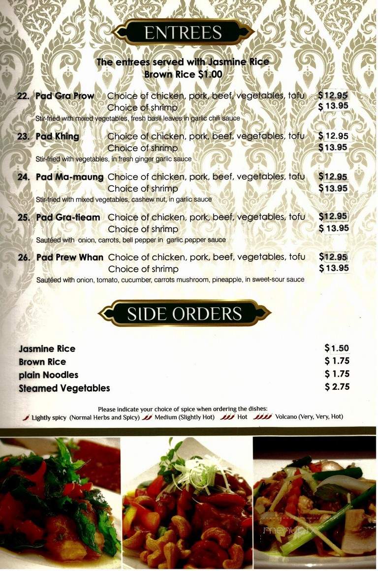 Siri Thai - Athens, GA menu_pic