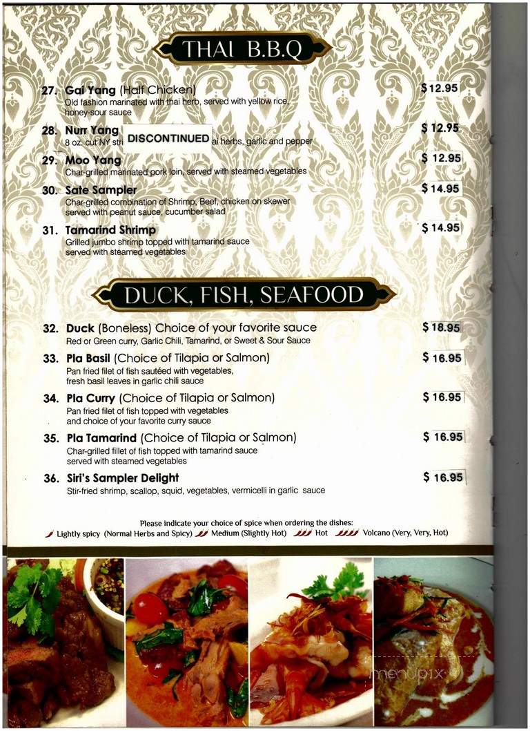Siri Thai - Athens, GA menu_pic