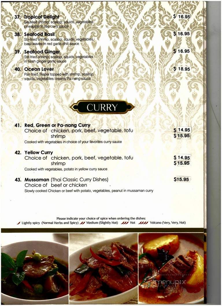 Siri Thai - Athens, GA menu_pic