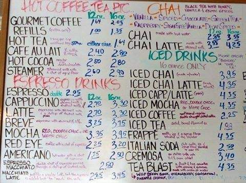 Wheeling Coffee Shoppe - Wheeling, WV menu_pic