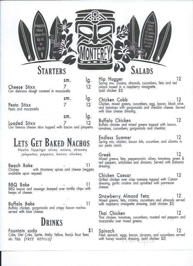 Monterey Cafe - Spokane, WA menu_pic