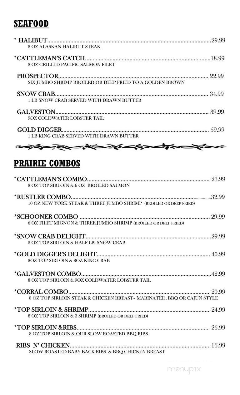 Branding Iron Restaurant - Ogden, UT menu_pic