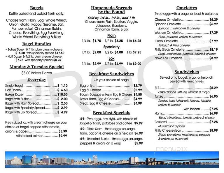 Bagel Guys - Palm Harbor, FL menu_pic