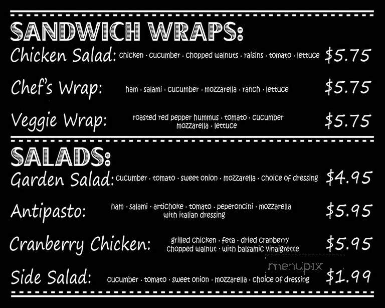 Kitty's Coffee - Cincinnati, OH menu_pic