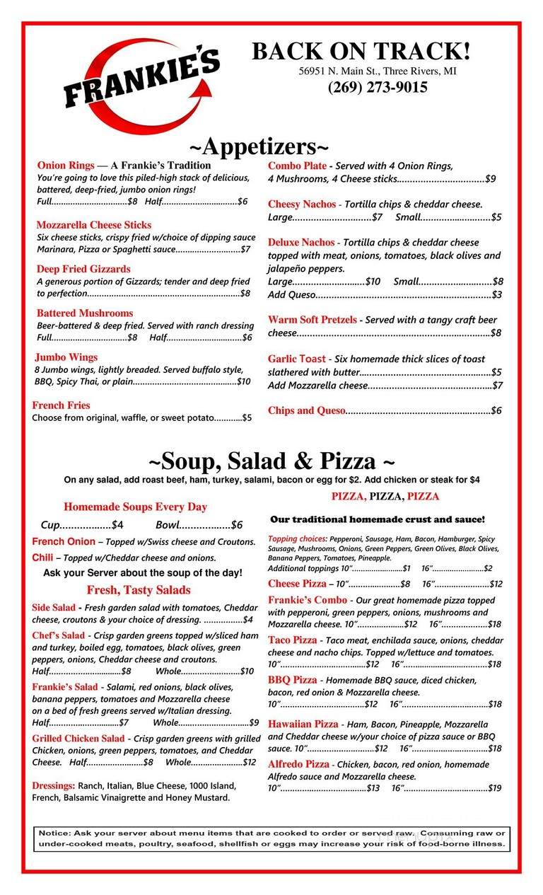 Frankie's Pizza Office - Three Rivers, MI menu_pic