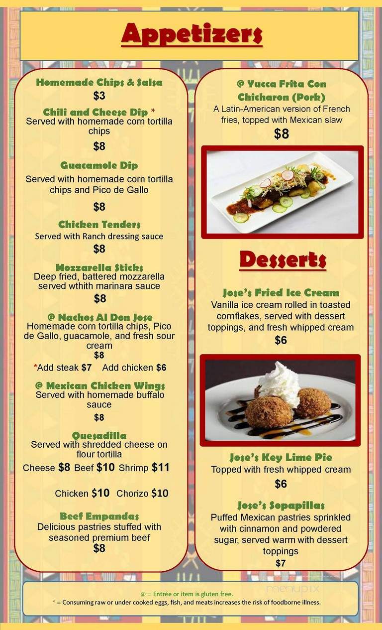 Jose's Pizza - Purcellville, VA menu_pic