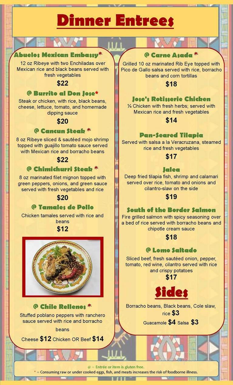 Jose's Pizza - Purcellville, VA menu_pic