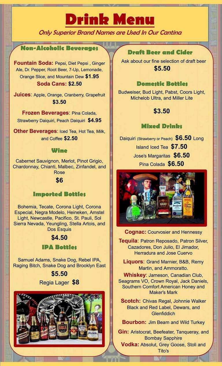 Jose's Pizza - Purcellville, VA menu_pic