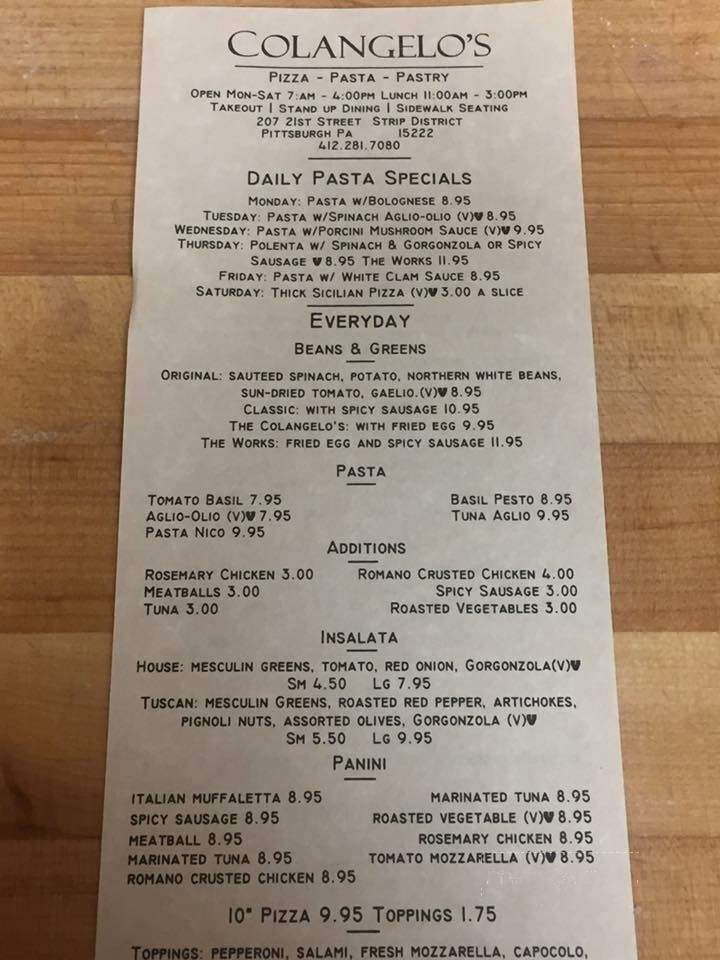 Colangelo's Bakery - Pittsburgh, PA