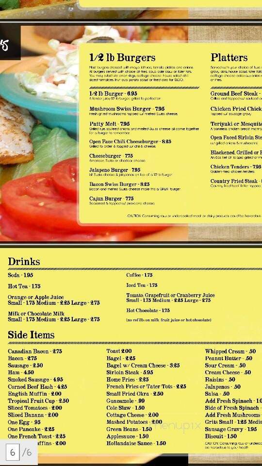 The Breakfast Nook - Sarasota, FL menu_pic
