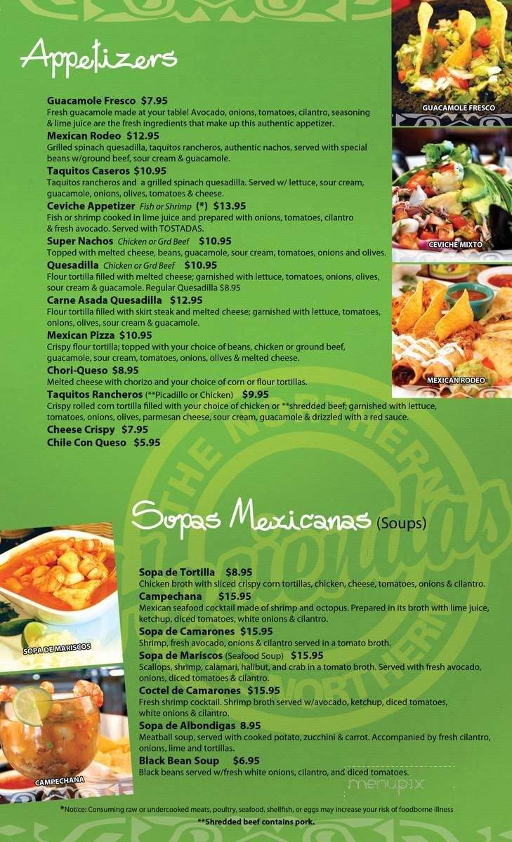 La Hacienda - Gold Bar, WA menu_pic