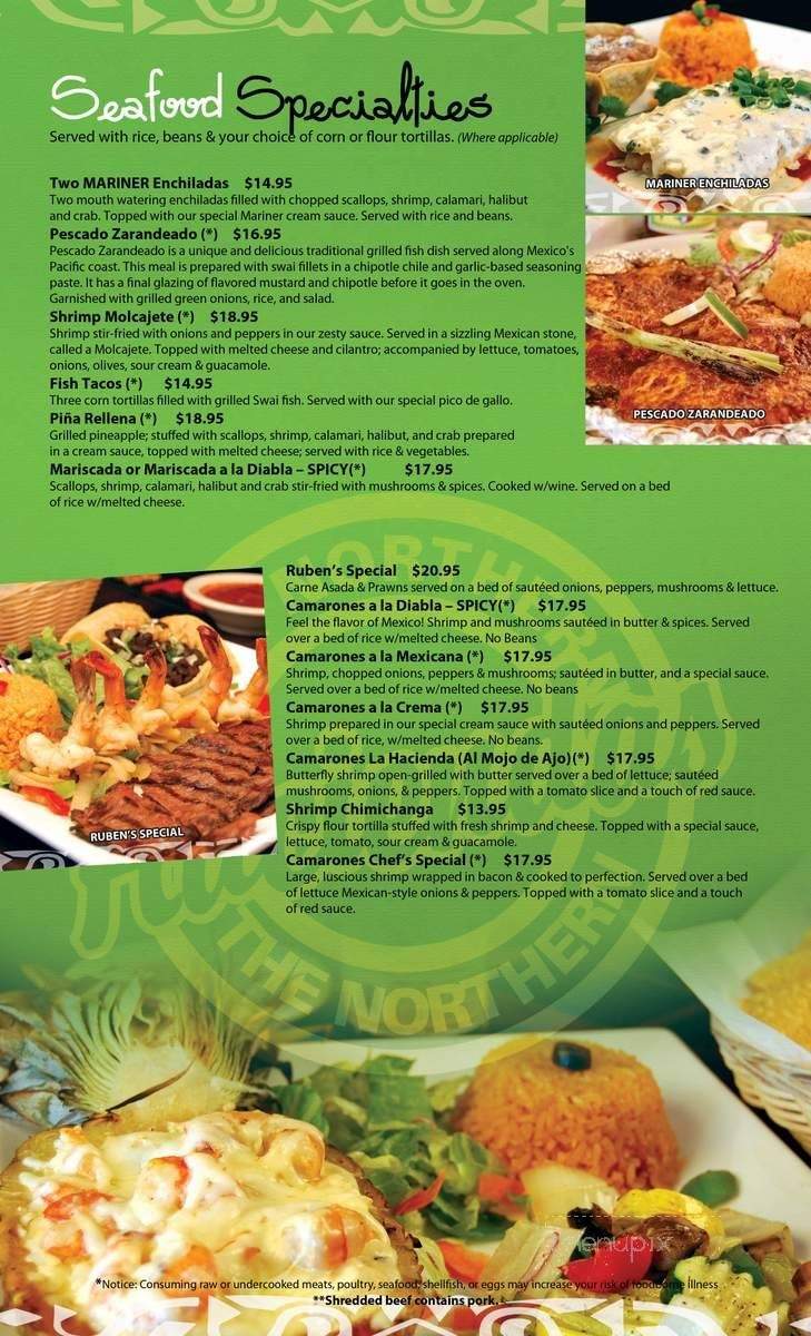 La Hacienda - Gold Bar, WA menu_pic