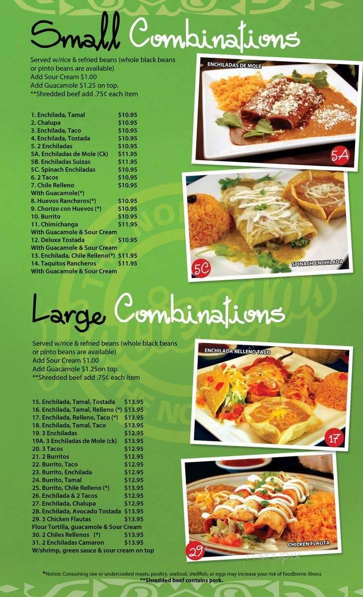 La Hacienda - Gold Bar, WA menu_pic