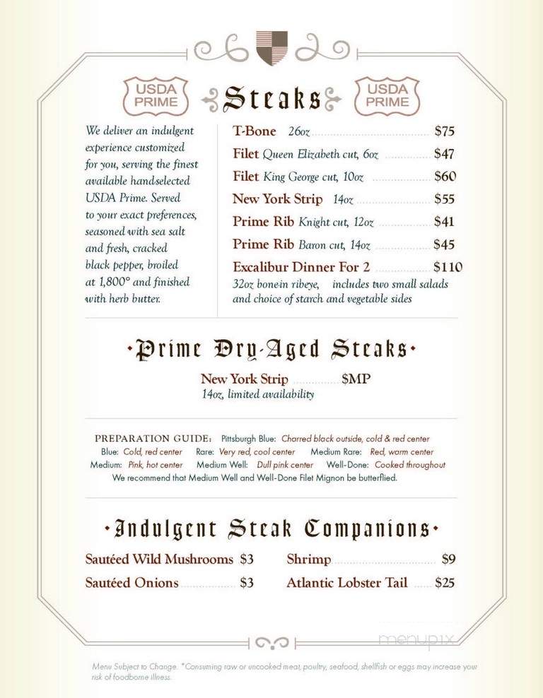 Lord Essex Tavern and Grill - Rochester, MN menu_pic