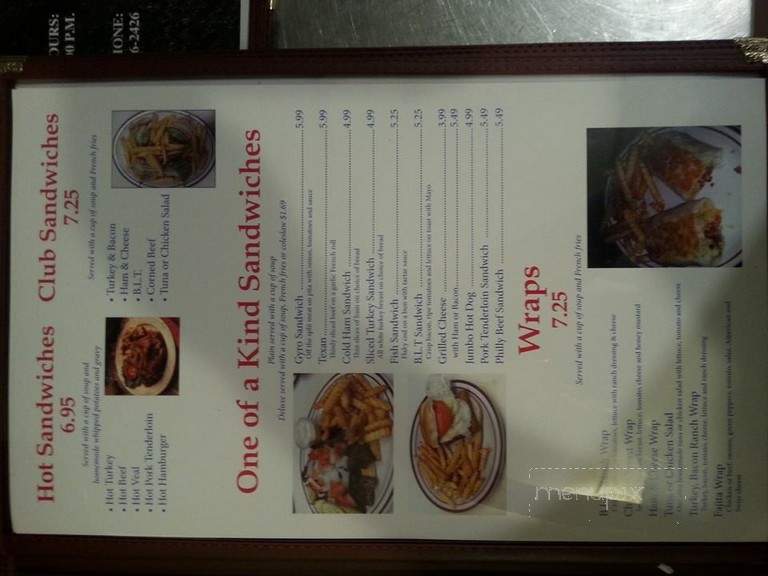 Wilmington Pizzeria - Wilmington, IL menu_pic