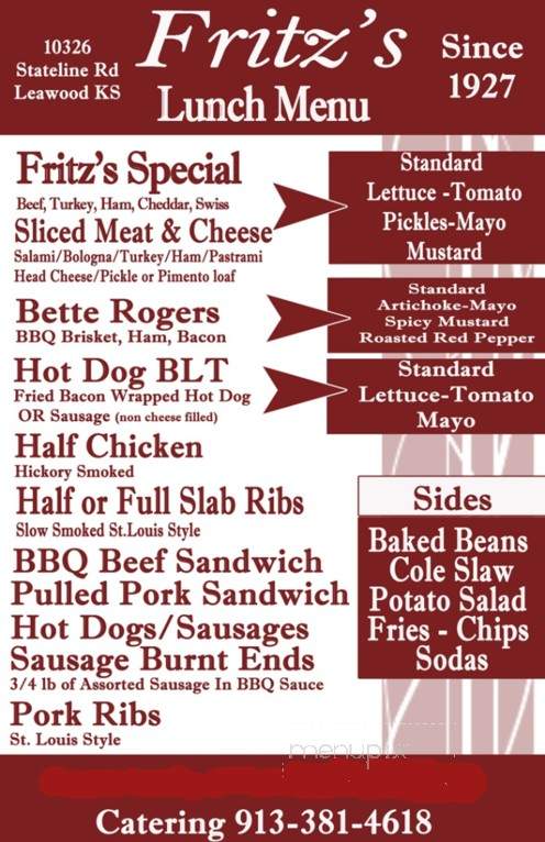 Fritz's Smoked Meats - Leawood, KS