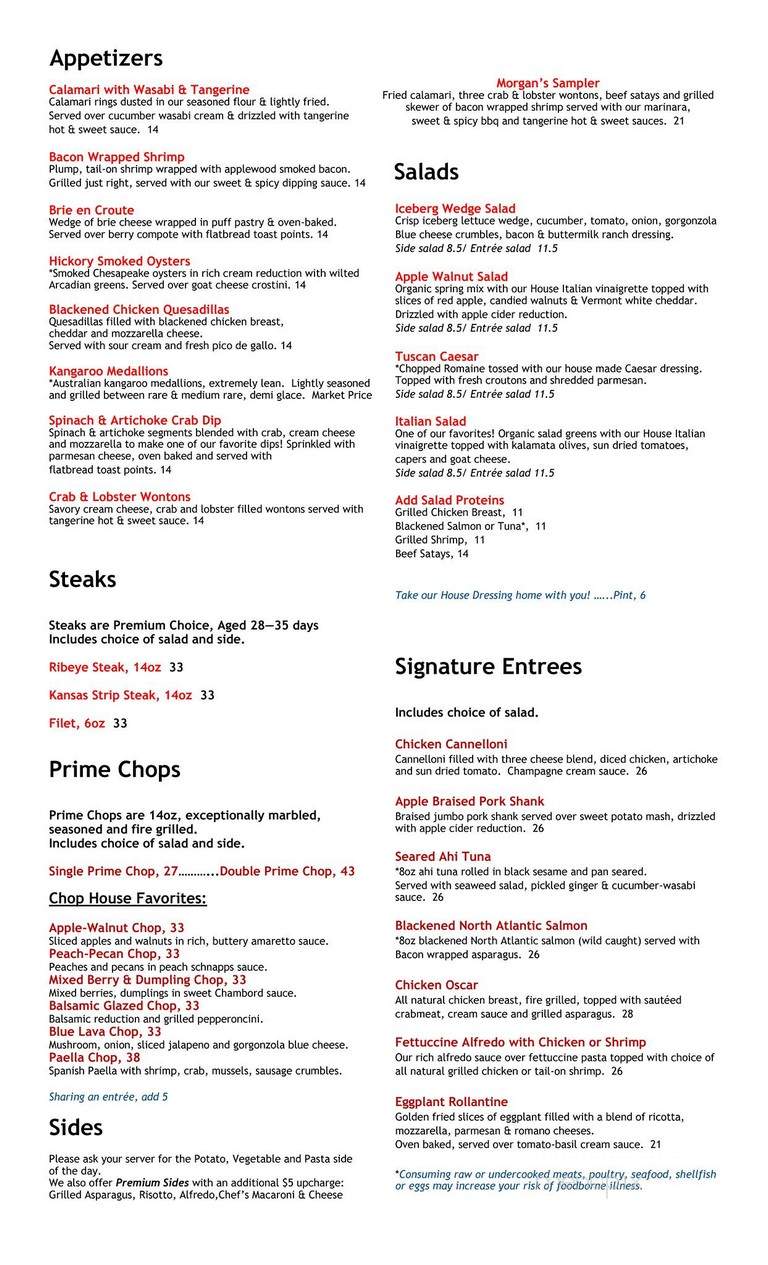 Morgan's Chophouse - Fayetteville, NC