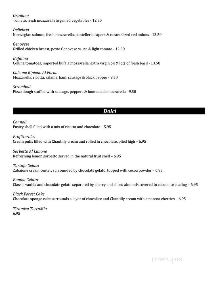 Terra Mia - Lake Mary, FL menu_pic