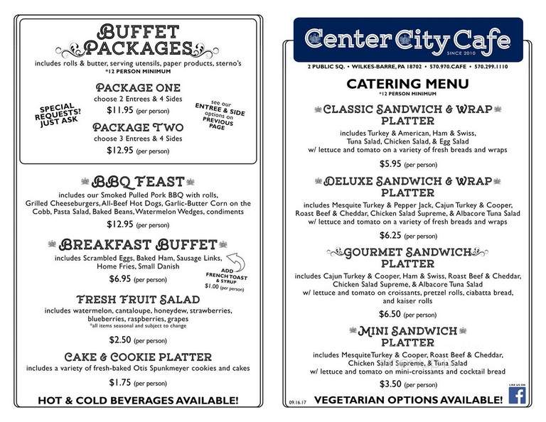 Center City Cafe - Wilkes Barre, PA