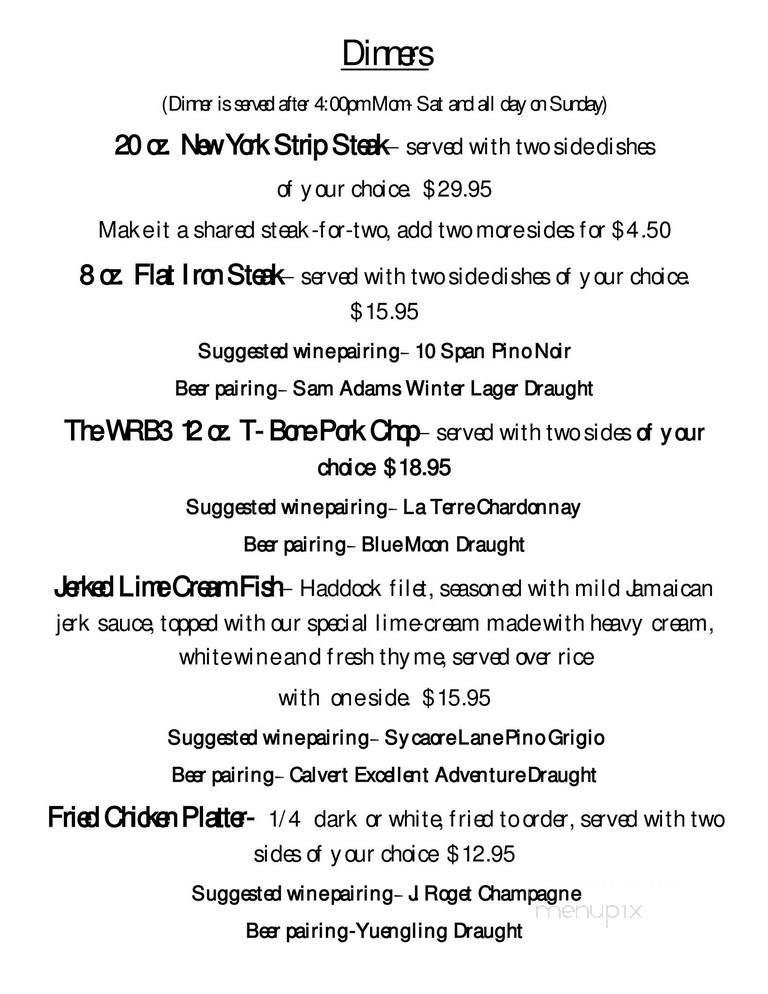 Smokey Joes BBQ - Lexington Park, MD menu_pic