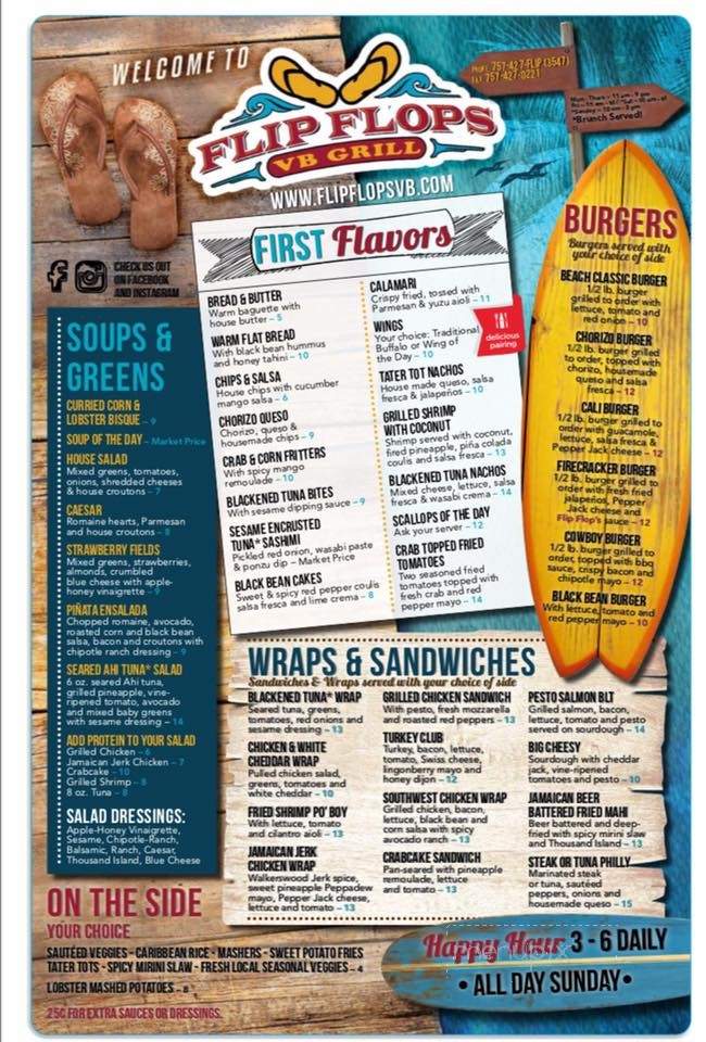Red Wing Grill - Virginia Beach, VA menu_pic