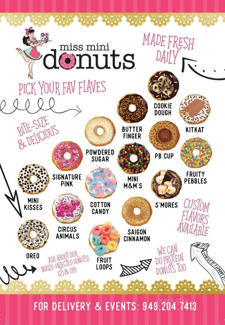 Wendy's Donut - Venice, CA menu_pic
