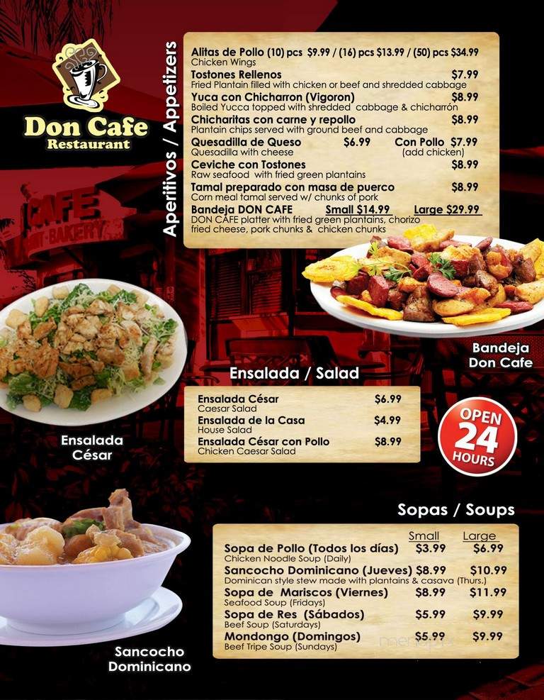 Don Cafe - West Palm Beach, FL menu_pic