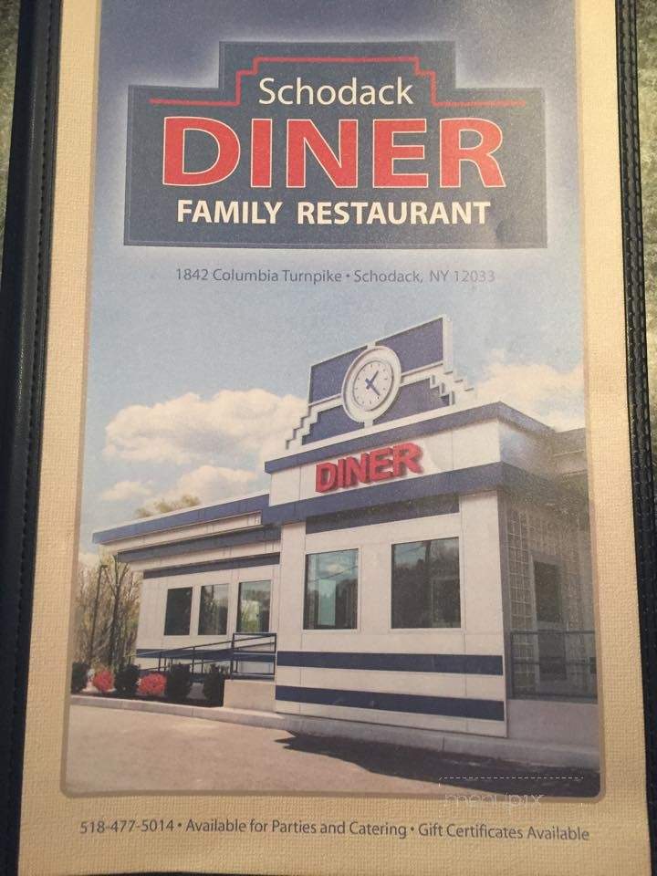 Schodack Diner - Castleton On Hudson, NY menu_pic