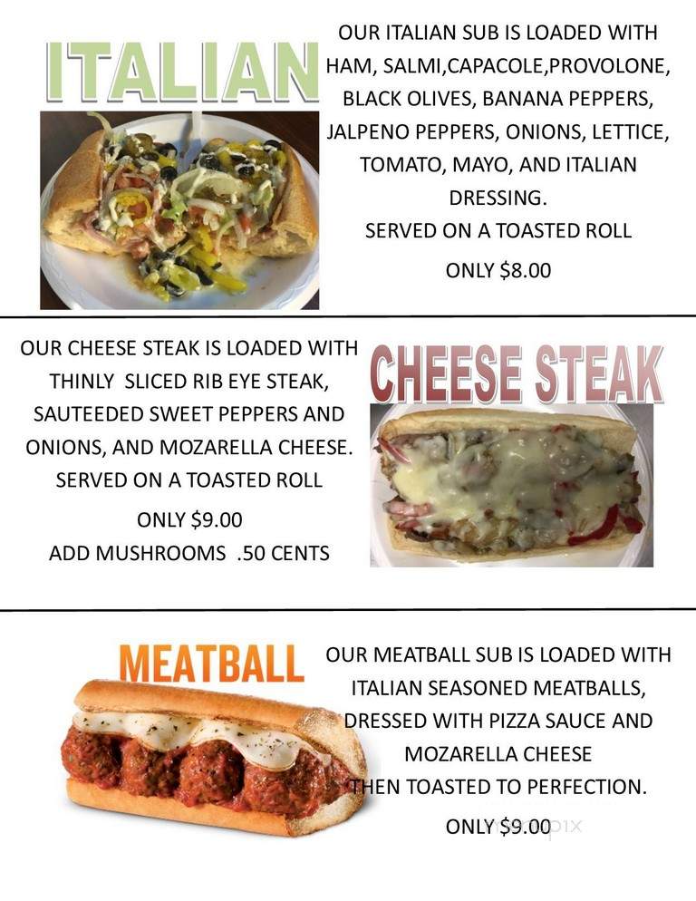 Charlies Pub - Port Charlotte, FL menu_pic