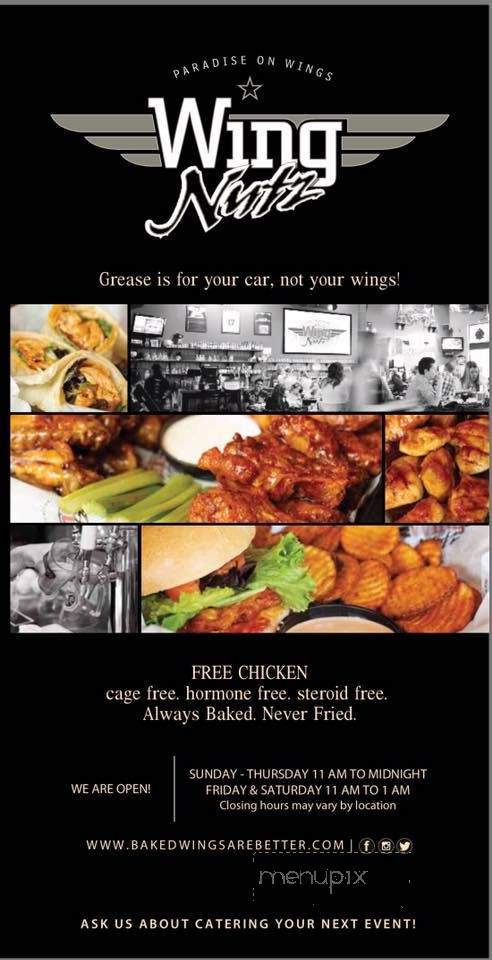 Wing Nutz - Orem, UT menu_pic