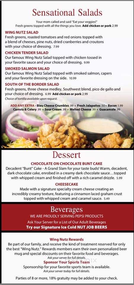 Wing Nutz - Orem, UT menu_pic