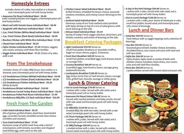 Golden Coral - Greenville, SC menu_pic