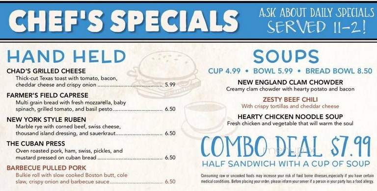Lu's Sandwich Shop - Boston, MA menu_pic