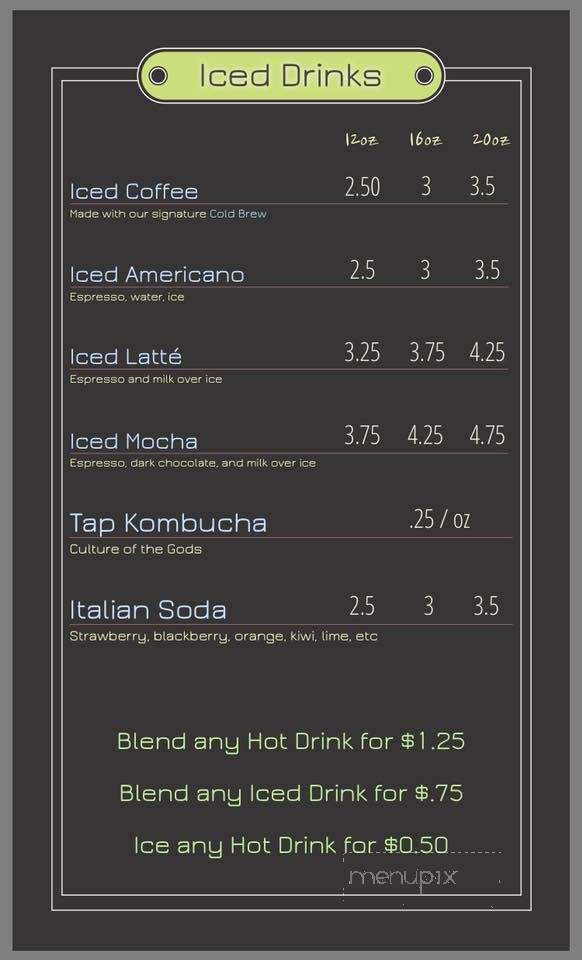 Rogue Coffee Roasters - Grants Pass, OR menu_pic