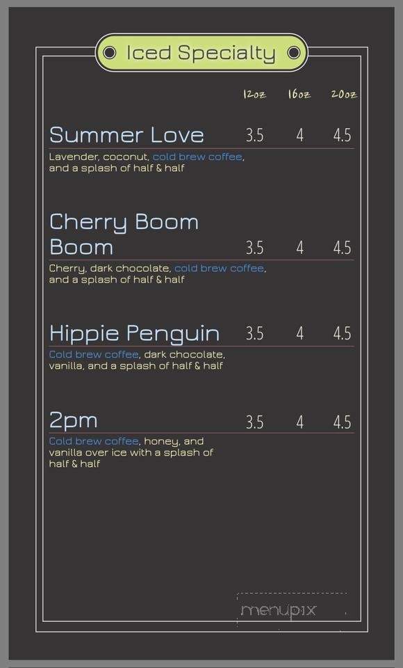 Rogue Coffee Roasters - Grants Pass, OR menu_pic