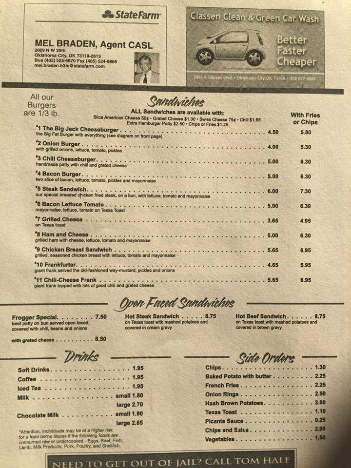 Hungry Frog - Oklahoma City, OK menu_pic