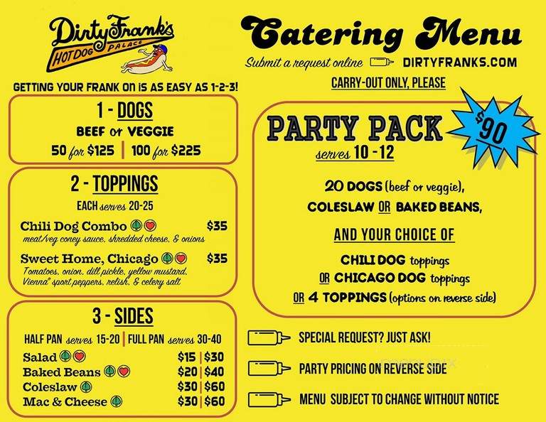 Dirty Frank's Hot Dog Palace - Columbus, OH