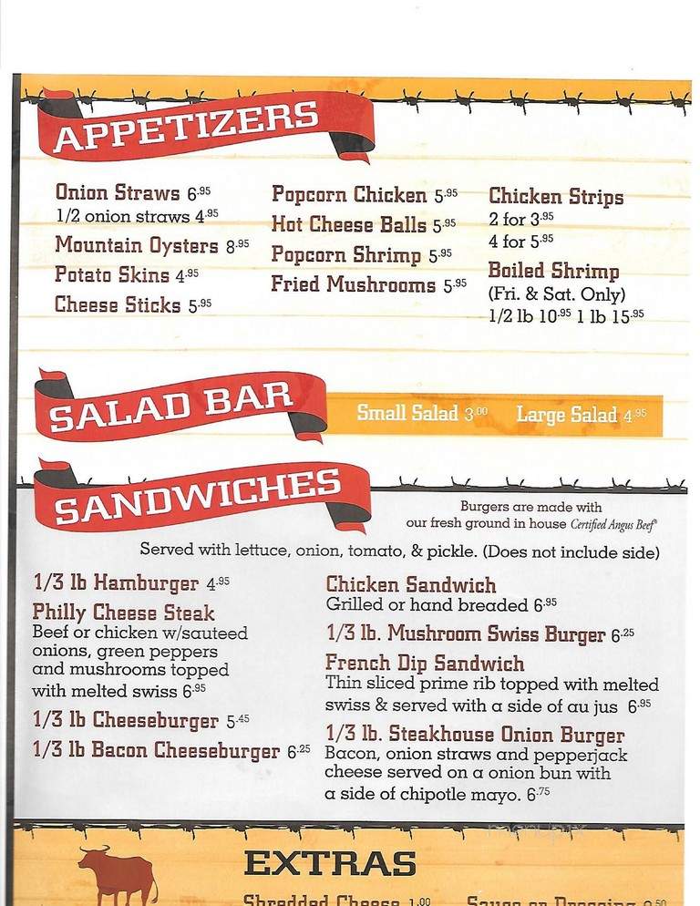 Poor Boys Steakhouse - Casper, WY menu_pic
