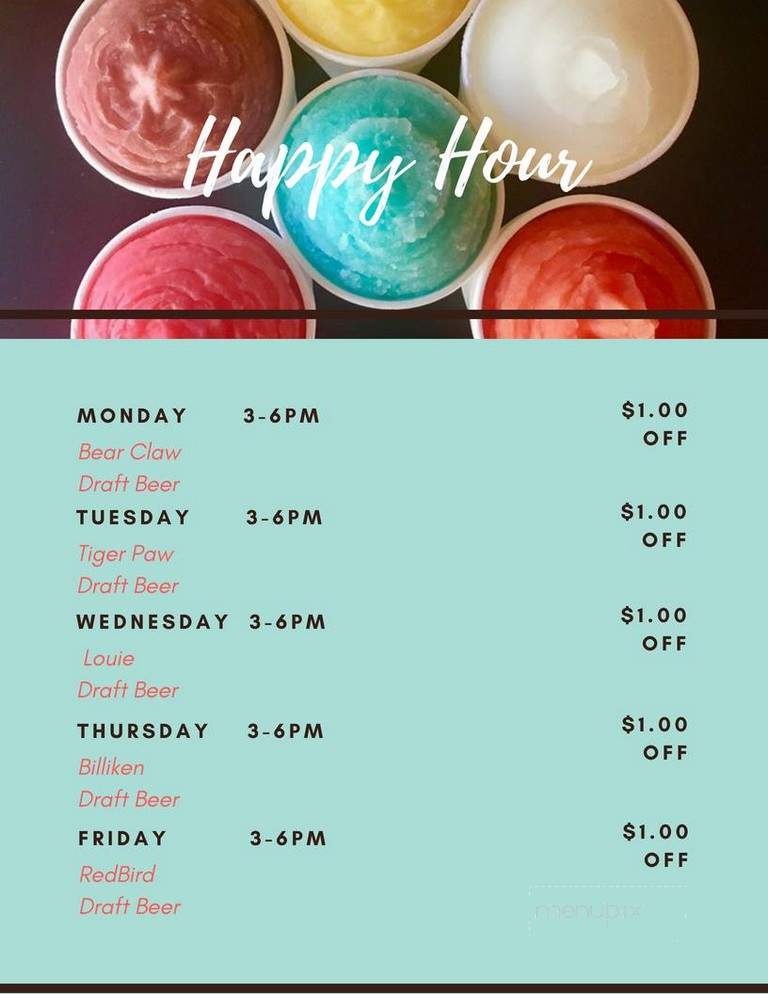 Tropical Liqueurs - Springfield, MO menu_pic