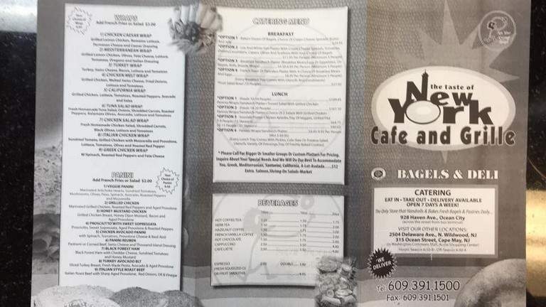 Taste of New York - Matawan, NJ menu_pic