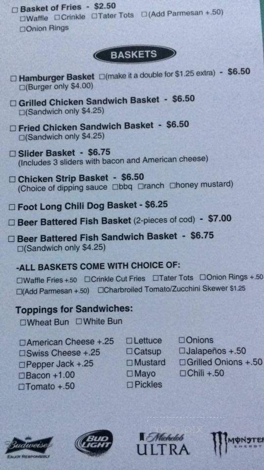 Mc Carthy's Pub - Pittsburg, KS menu_pic