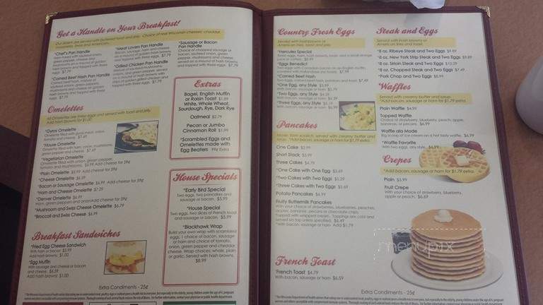Black Hawk Family Restaurant - Sauk City, WI menu_pic