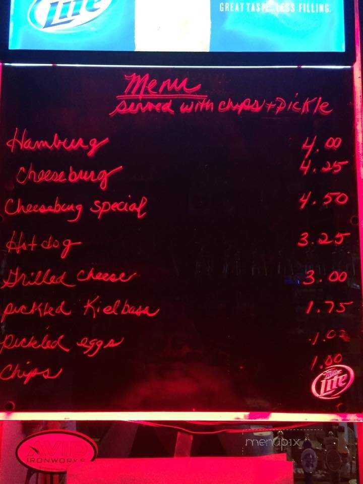 Gin Mill - Bondsville, MA menu_pic