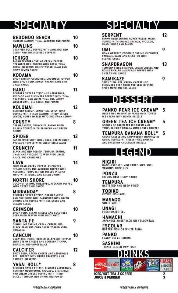 Liquid Sushi Lounge - Mobile, AL menu_pic