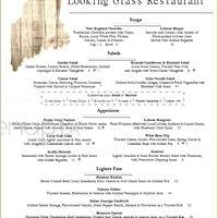 Looking Glass Restaurant - Bar Harbor, ME menu_pic